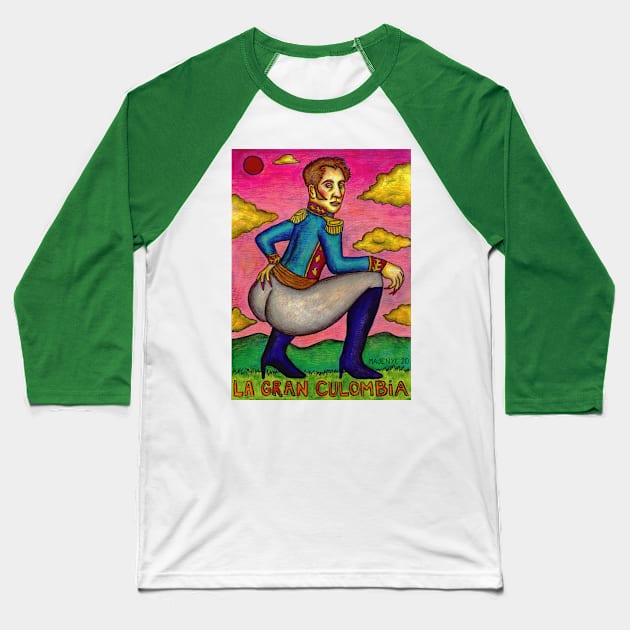 Simon Bolivar Baseball T-Shirt by Majenye